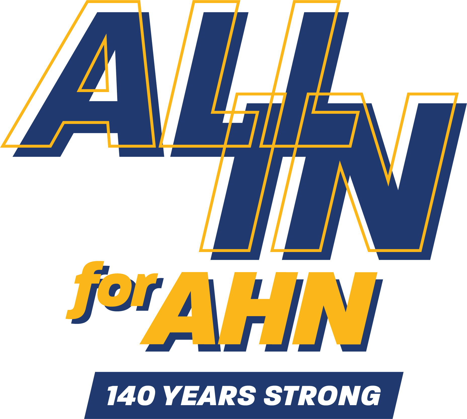 ALL IN for AHN Logo