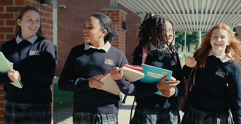 Middle-School-Girls-at-Entrance